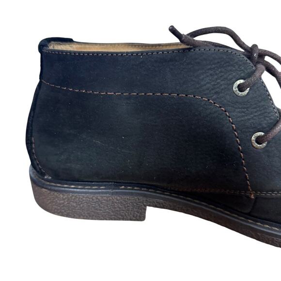 Lucky Brand Dark Brown Leather Suede Lace Up Chukka Ankle Boots Mens sz 12 M main image 11
